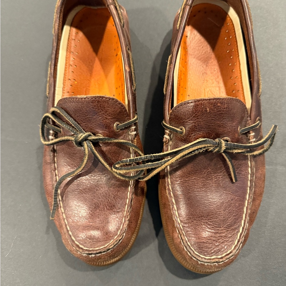 Sperry Brown Boat Shoes Moccasin Style